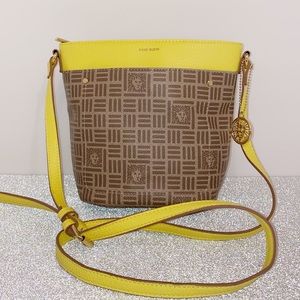 💛🦁Anne Klein Yellow Brown crossbody bag